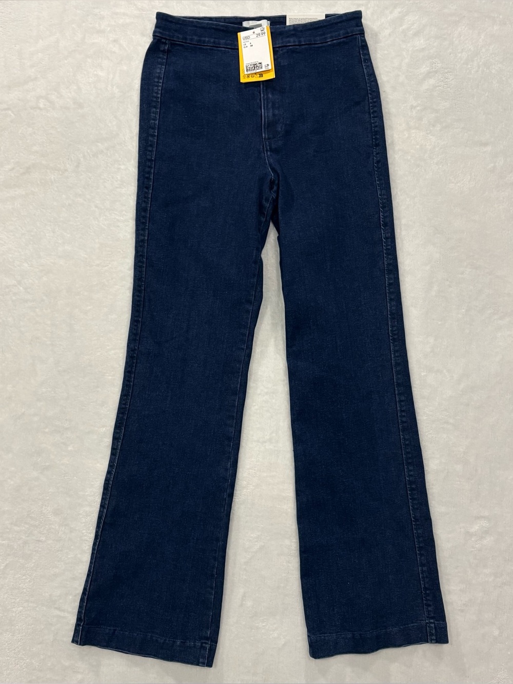 NWT H&M Flare High Waist Blue Denim Jeans Women’s Size 6